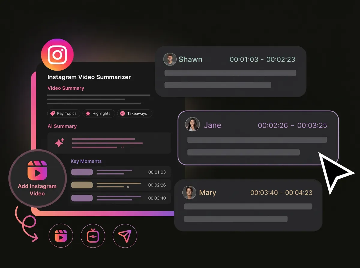 Resumidor bilingüe que crea notas traducidas e información cultural a partir de Reels extranjeros.